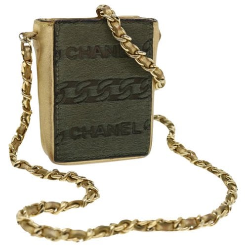 Pre-owned Chanel Leather Purse In Brown