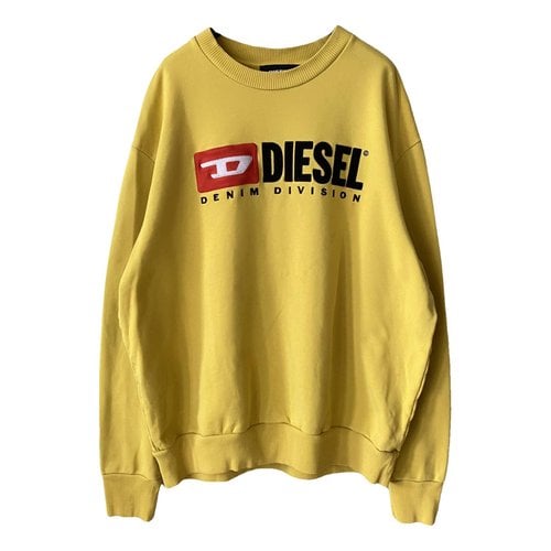 Pre-owned Diesel Sweatshirt In Yellow