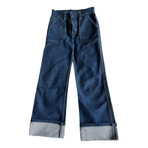 Pre-owned Chloé Short Jeans In Blue