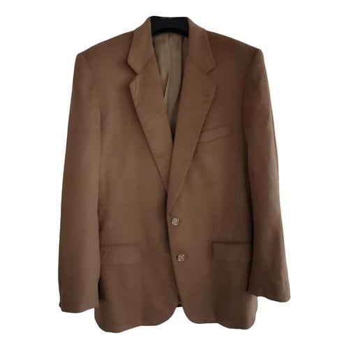 Pre-owned Burberry Cashmere Vest In Camel