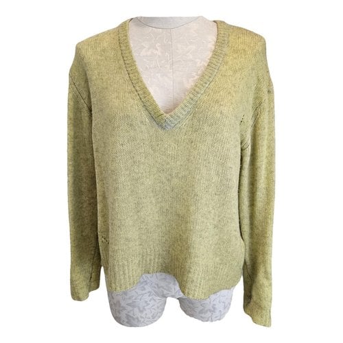 Pre-owned Zadig & Voltaire Cashmere Jumper In Yellow
