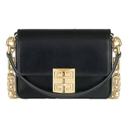 Pre-owned Givenchy Leather Crossbody Bag In Black