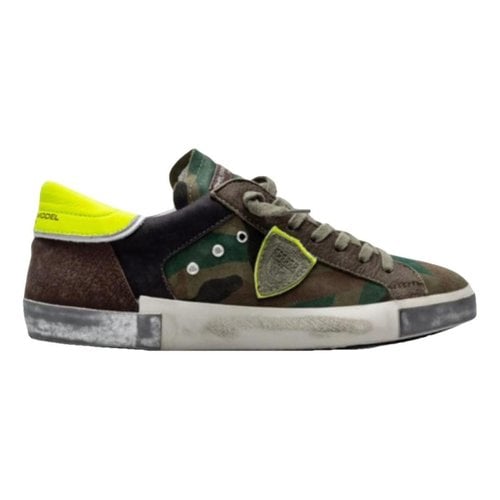 Pre-owned Philippe Model Low Trainers In Green
