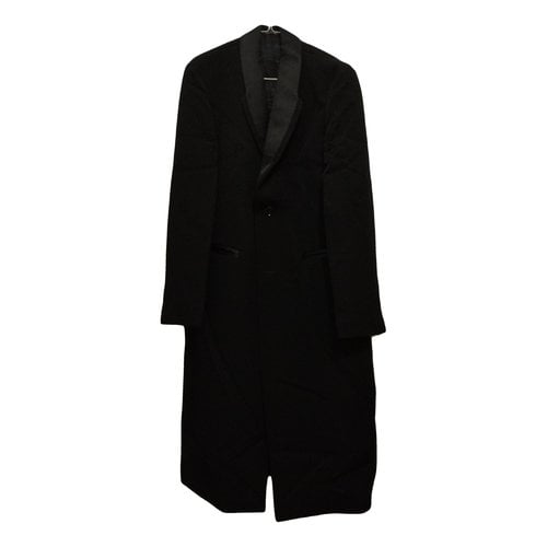 Pre-owned Emporio Armani Coat In Black