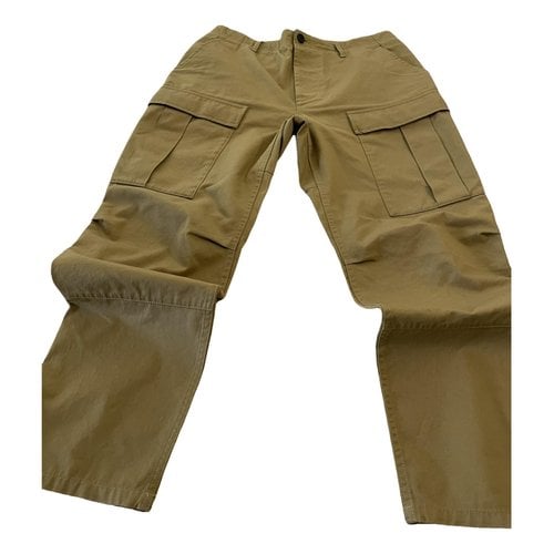 Pre-owned Balenciaga Trousers In Camel