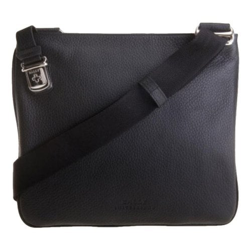 Pre-owned Bally Leather Crossbody Bag In Black