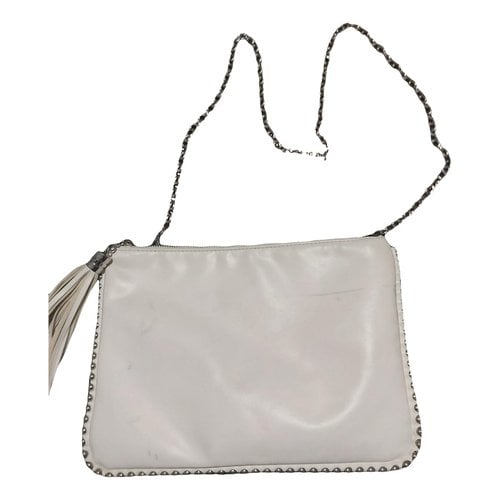 Pre-owned Prima Donna Leather Crossbody Bag In White