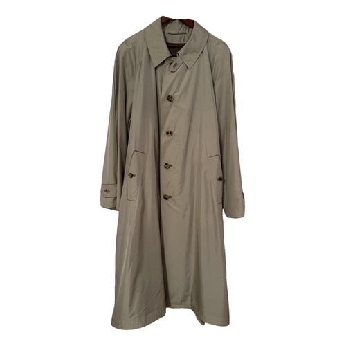 Pre-owned Brioni Trench In Metallic