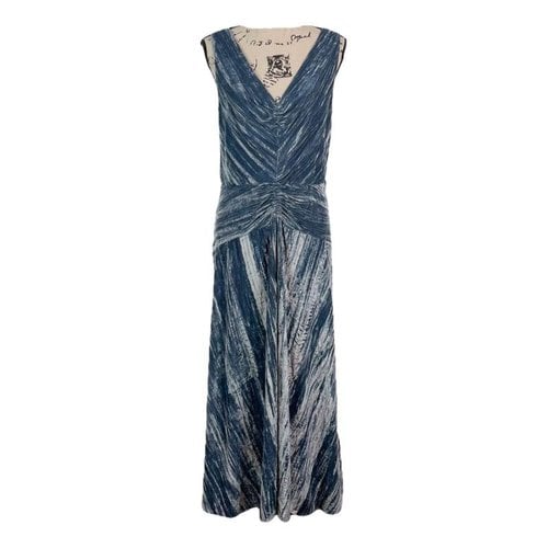 Pre-owned Vince Mid-length Dress In Blue