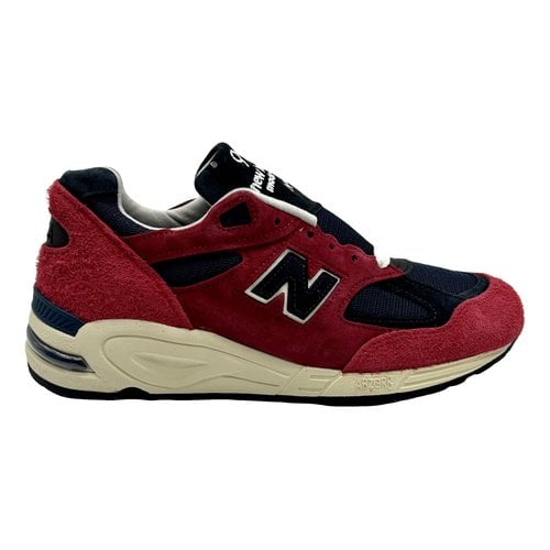 Pre-owned New Balance 990 Trainers In Red