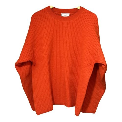 Pre-owned Ami Alexandre Mattiussi Wool Sweatshirt In Red