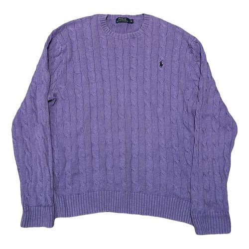 Pre-owned Polo Ralph Lauren Sweatshirt In Purple
