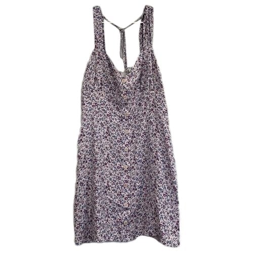 Pre-owned Reformation Mini Dress In Purple