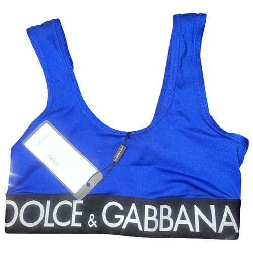 Pre-owned Dolce & Gabbana Top In Blue