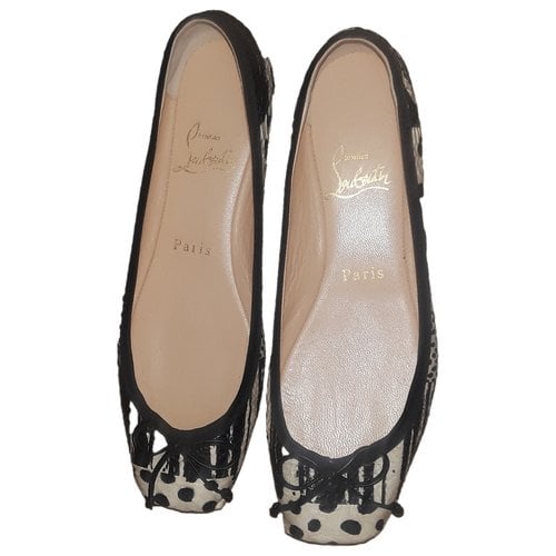 Pre-owned Christian Louboutin Ballet Flats In Multicolour
