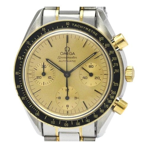 Pre-owned Omega Speedmaster Watch In Gold