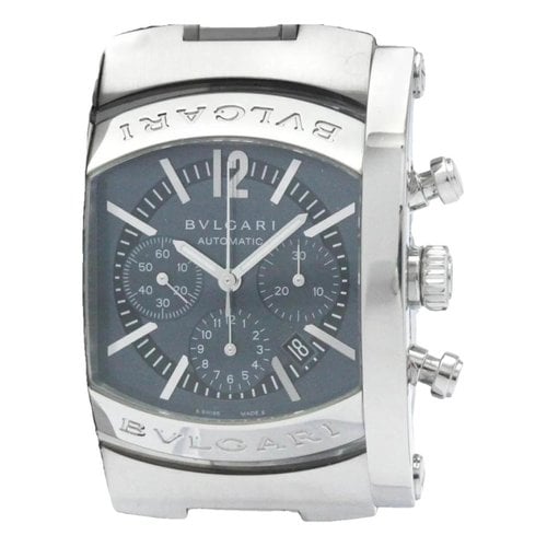 Pre-owned Bvlgari Assioma Watch In Grey