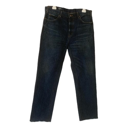 Pre-owned Celine Large Jeans In Blue