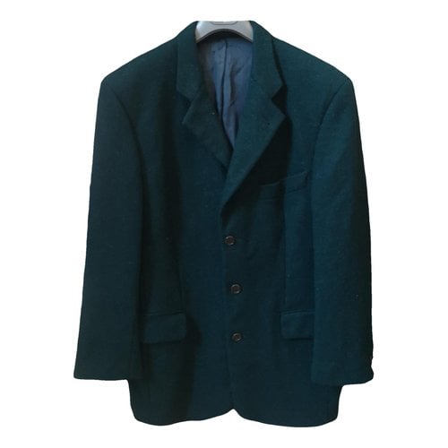 Pre-owned Hugo Boss Wool Vest In Green