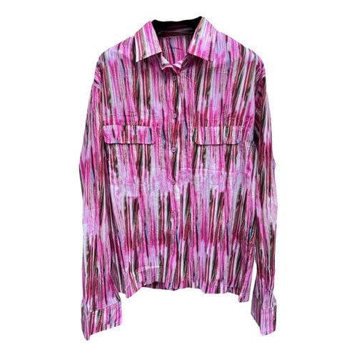 Pre-owned Issey Miyake Blouse In Pink