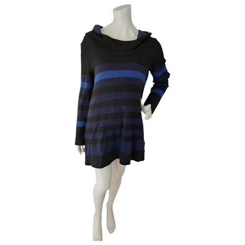Pre-owned Marc Cain Wool Mini Dress In Multicolour