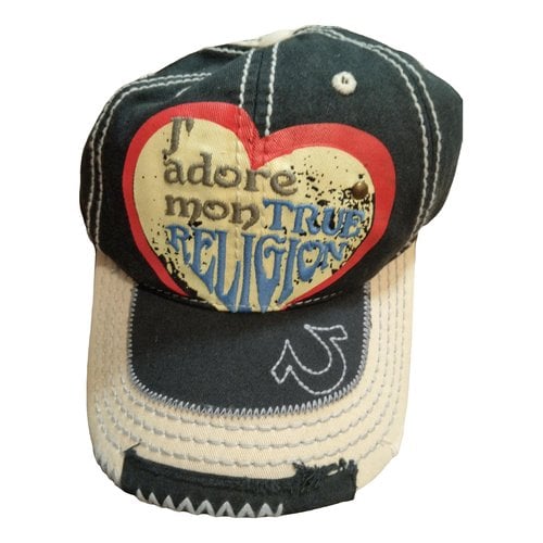 Pre-owned True Religion Cloth Hat In Black