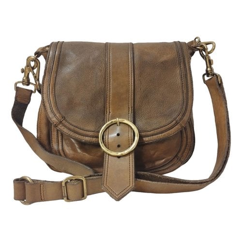 Pre-owned Campomaggi Leather Handbag In Beige