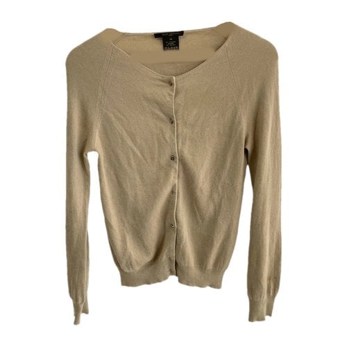 Pre-owned Louis Vuitton Cashmere Cardigan In Beige