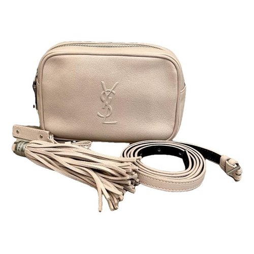 Pre-owned Saint Laurent Blogger Leather Crossbody Bag In Pink