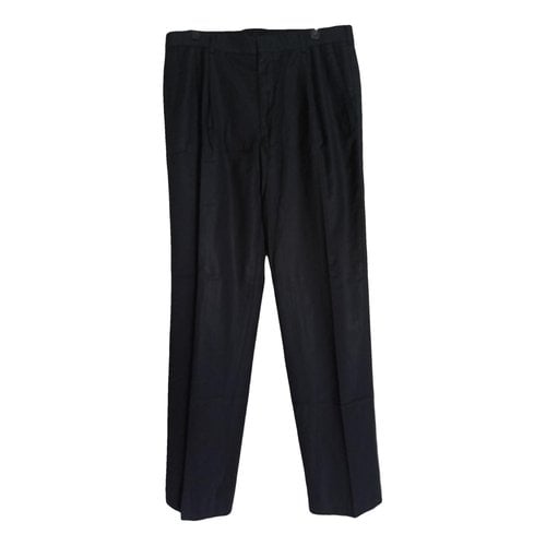 Pre-owned Paco Rabanne Trousers In Black