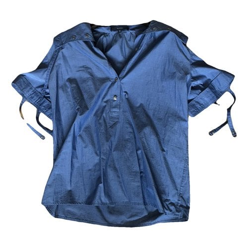 Pre-owned Gucci Blouse In Blue