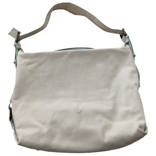 Pre-owned Timberland Leather Handbag In White