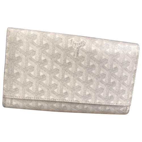 Pre-owned Goyard Leather Crossbody Bag In White