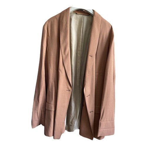 Pre-owned Lemaire Trench Coat In Pink