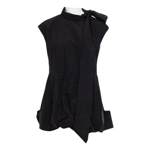 Pre-owned Valentino Blouse In Black