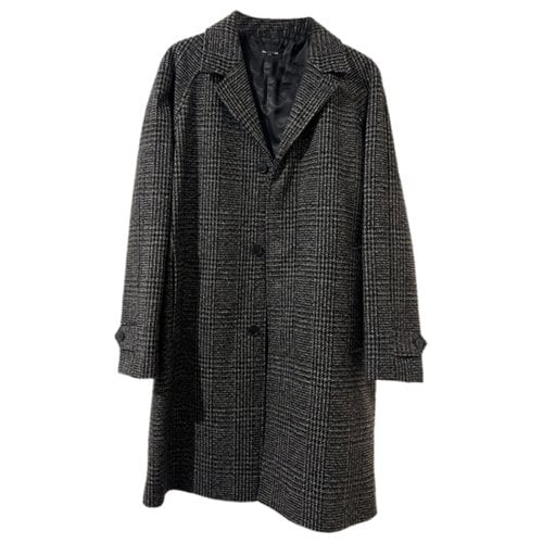 Pre-owned The Kooples Wool Coat In Grey