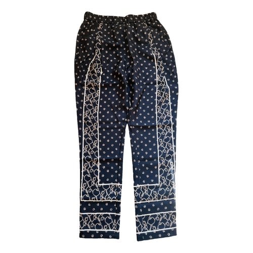 Pre-owned 3.1 Phillip Lim / フィリップ リム Silk Trousers In Navy