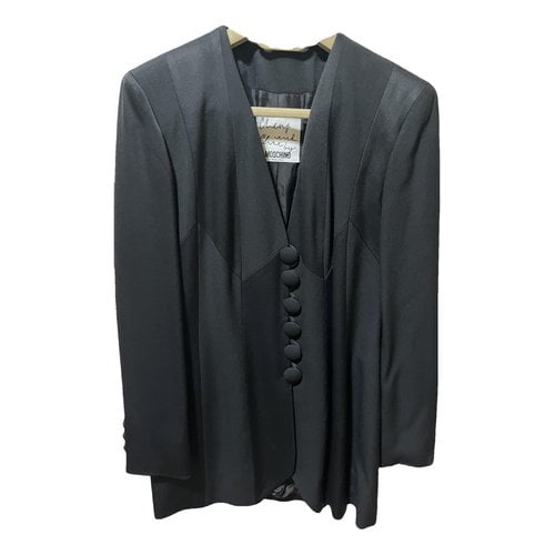 Pre-owned Moschino Cheap And Chic Jacket In Black