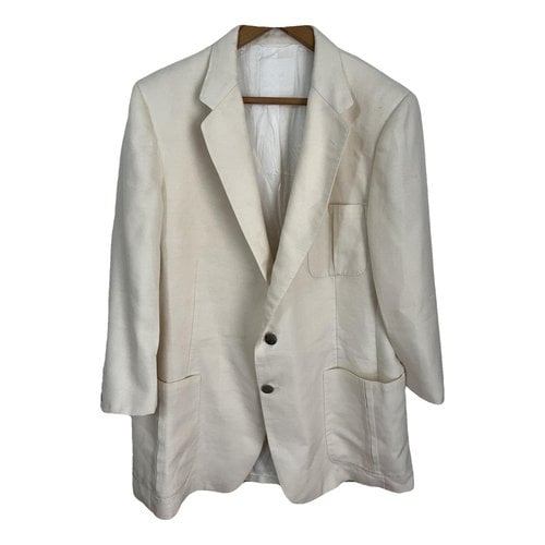 Pre-owned Lanvin Linen Jacket In Beige