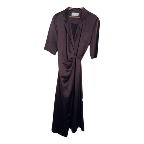 Pre-owned Hugo Boss Silk Mid-length Dress In Other