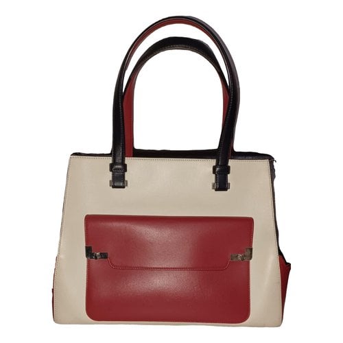 Pre-owned Lancel Leather Tote In Multicolour