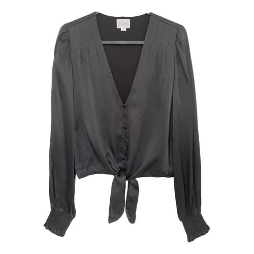 Pre-owned Cami Nyc Silk Blouse In Black