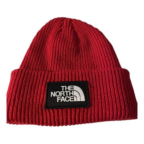Pre-owned The North Face Wool Hat In Red