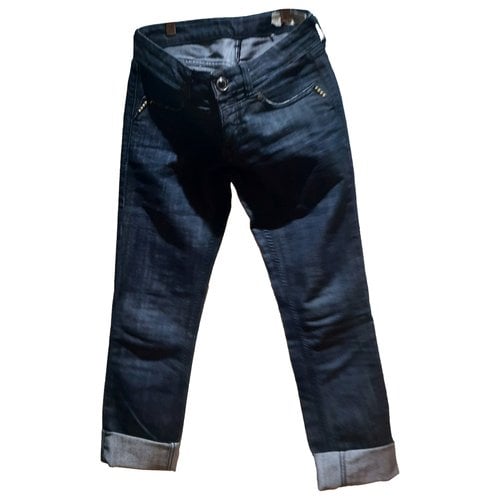 Pre-owned Replay Slim Jeans In Black