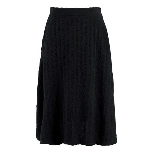 Pre-owned Jil Sander Wool Skirt In Black