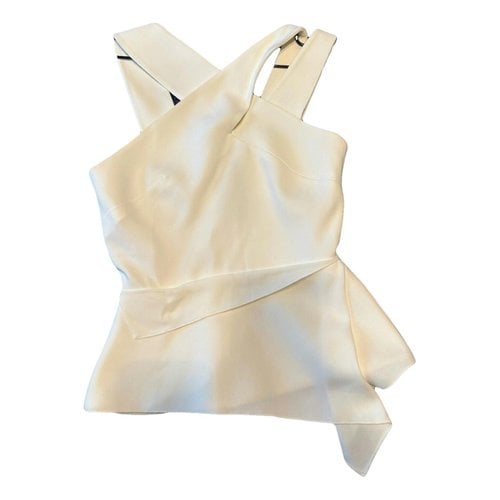 Pre-owned Roland Mouret Top In White