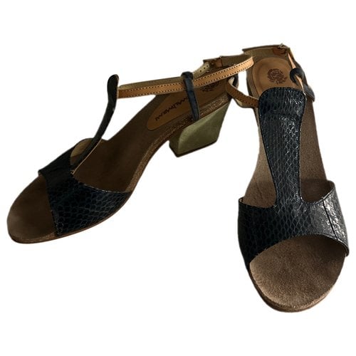 Pre-owned Maliparmi Sandals In Blue