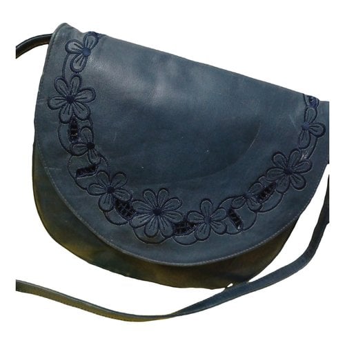 Pre-owned Valentino Garavani Leather Handbag In Blue