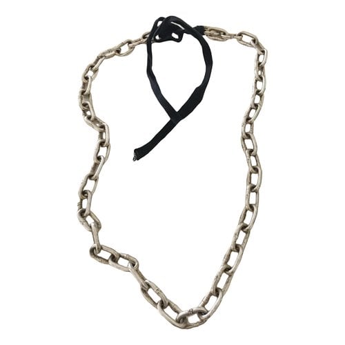Pre-owned Maison Margiela Necklace In Grey