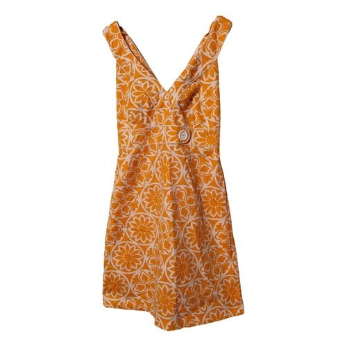 Pre-owned Luisa Spagnoli Dress In Orange
